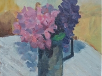 Hortensias dans un vase